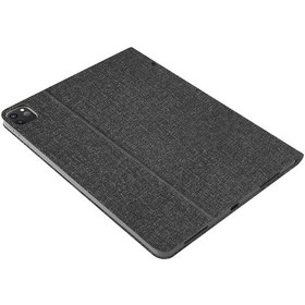 Resim Apple Uyumlu iPad Pro 12.9 2018 Raptic Smartstyle Kalem Bölmeli Standlı Tablet Kılıf Siyah 