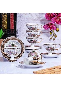 Resim Kosova 6'lı Ayaklı Kahve Fincan Takımı GSA-55 