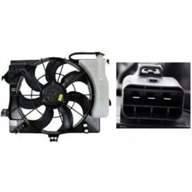 Resim RADYATÖR FANI OEM DOOWON KOMPLE 253801R000 ACCENT BLUE 1,6 BENZIN 11- MANDO Renkli 
