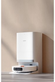 Resim Xiaomi Kendini Temizleyen 7000pa Uyumlu Yüksek Güç Çift Döner Paspaslı Akıllı Robot Süpürge - Son Seri 