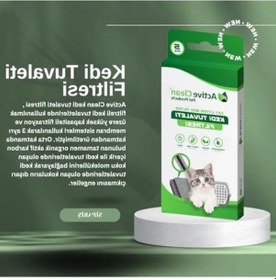 Resim Kedi Tuvaleti Filtresi, Temizleme İçin Uygun Açık Ahşap 