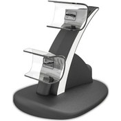 Resim Iplay Hbp-253 Sony Playstation 5 Oyun Denetleyicisi Tutucu Depolama Standı Şarj Standı İle C Tipi Bağlantı Noktası Led Göstergesi Siyah 