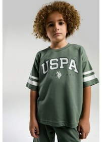 Resim U.s. Polo Assn. Erkek Çocuk Yeşil Bermuda Takım Yeşil 353 