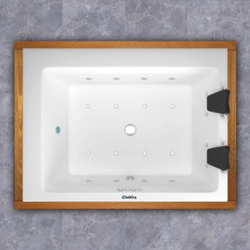 Resim Hera Plus | Jakuzi | Düz - 160x200 / İroko / 2 Kişilik 