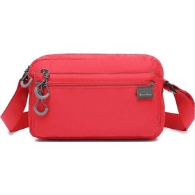 Resim Smart Bags Ekstra Hafif Kumaş Postacı Çantası Bc 3148 - Siyah Kırmızı 