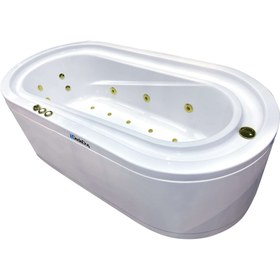 Resim Elips Taşmalı Küvet | Jakuzi | Poyrazköy | 200x100 | Mod - 100x200 / Kırmızı / 1 Kişilik 