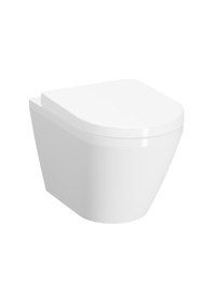Resim VitrA İntegra Kanalsız Asma Klozet Yanları Kapalı + VitrA Yavaş Kapak 7041l003-0090 Beyaz 