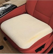 Resim Fochsia Krem Rengi Kalın Kare Oturma Yastığı 4 Seçenekli Araç İçin 