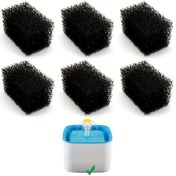Resim 6/10/20 Adet Kedi Su Çeşmesi Ön Filtre Süngeri - 2.5L ve Üstü Otomatik Evcil Hayvan İçme Çeşmeleri için Evrensel Kesilebilir Sünger Filtre Pedleri - Pil Gerekmez 