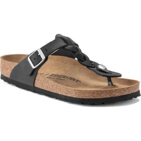 Resim Birkenstock Gizeh Leoi Braided Parmakarası Kadın Terlik 