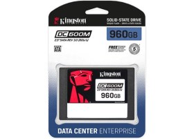Resim Kingston SEDC600M-960G 960GB 560-530MBS 2.5 SATA SUNUCU SSD 