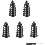 Resim Elektrikli Motosiklet Vakum Lastik Tamir Tırnakları, Boyut:5 Adet Küçük + Tornavida 