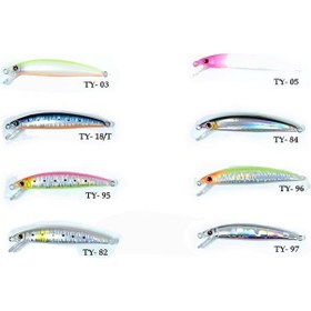 Resim Turko 70mm 3,8gr Kurşun Arkası Rapala Maket Balık - Renk Kodları - Ty-18-t 