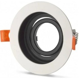 Resim Elektrikhouse Amazon Beyaz Alüminyum Dekoratif Spot Kasası Yuvarlak Çok Renkli 