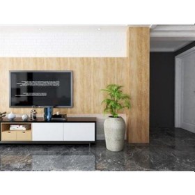 Resim Nuano Consept Zen Serisi Yuvarlak Saksı Koyu Gri 42x50 