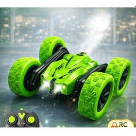 Resim Uzaktan Kumandalı Işıklı Şarjlı 2.4 Ghz Müzikli Demolu Kırılmaz Akrobat Araba Çok Renkli 