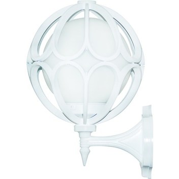 Papatya Konsollu İç ve Dış Mekan Duvar Apliği - Beyaz