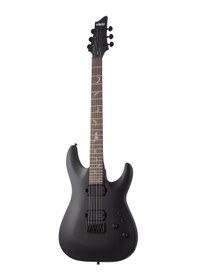 Resim Schecter Damien-6 Elektro Gitar (Satin Black) 