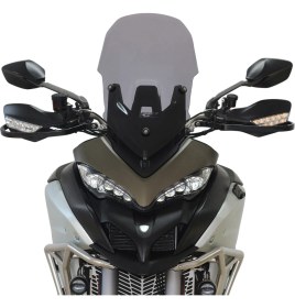 Resim GP Kompozit Ducati Multistrada 1200 Enduro 2017-2020 Uyumlu Ön Cam Şeffaf 60 cm 