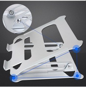 Resim Alüminyum Macbook Notebook Taşınabilir Masaüstü Stand Tme-St01 