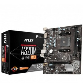 Resim MSI A320m-a Pro Max Ddr4 S+v+gl Am4 (Matx) 