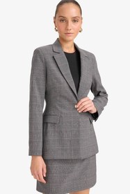 Resim DeFacto Regular Fit Düğmeli Blazer Ceket D9883AX25AU 