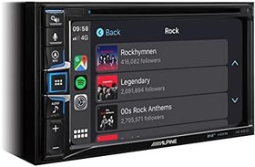 Resim Alpine INE-W611D 6.5-inch Dokunmatik Ekranlı, Dahili Navigasyon, DAB+, HDMI, CD/DVD Çalar, Apple CarPlay ve Android Auto 
