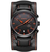 Resim Sones Cagarny 6820 Erkekler İçin Paslanmaz Çelik Bant Ve Takvim Fonksiyonlu Şık İş Stili Büyük Kadranlı Çift Zaman Dilimli Kuvars Hareketi Kol Saati Siyah Çelik Bant Mavi Pencere 