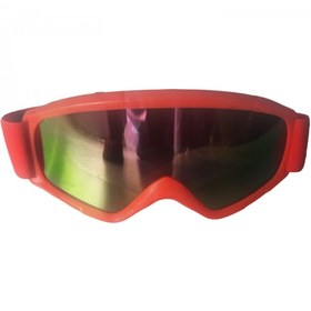 Resim Enduro Bisiklet Gözlüğü Kırmızı Polarize 