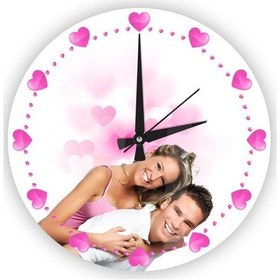 Resim Kişiye Özel Cam Duvar Saati 27 Cm. - 018 Çok Renkli 