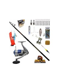 Resim North Star 360cm 50-150gr Kendo Sea Power 5000 Profesyonel Surf Sazan Kıyı Olta Takımı Seti 