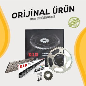 Resim Dıd Honda Forza 750 Zincir Dişli Seti 2020-2022 O-ringli Zincir Çelik Renk 