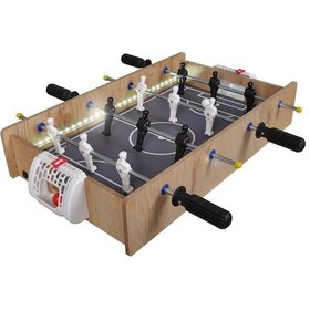 Resim Matrax Ahşap Langırt Masası 4 Kollu 12 Figürlü Led Işıklı 