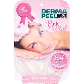 Resim Dermapeel Pink Touch Banyo Kesesi Beyaz 