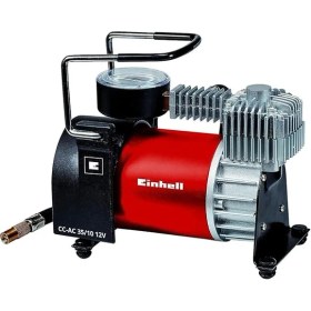 Resim Leaf Shop Mini Kompresör Cc-Ac 35/10 12 V (Maks. 8 Bar, 35 L/dak Hava Çıkışı, Çakmak Soketi ile Bağlantı, Manometre, 4 Ek Adaptör Dahil) - 2072121 