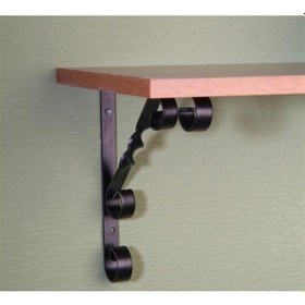 Resim Burgulu Dekoratif Raf Altı Raf Ayağı Konsol Siyah 15 Cm N11.28634 