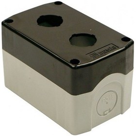 Resim 2'li Buton Kutusu Siyah Ip44 