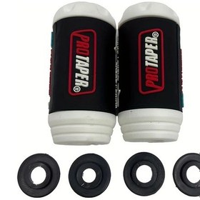 Resim Cloudstore Beyaz Evrensel Motosiklet Düşme Önleyici Kauçuk Koruma Çubuğu 