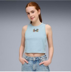 Resim Puma Mid 90s Slim Graphic Kız Çocuk Mavi Atlet 