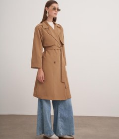 Resim Basic Trençkot - Lacivert / XL 