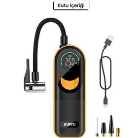 Resim Xuweiwei St-5520 Taşınabilir Kablosuz Şarjlı İnce Araba Hava 