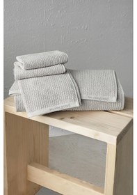 Resim Pana Set 202 - Yeni Trend, 50x90 - 70x140cm. 2ad. Premium Havlu Seti Açık Gri 