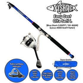 Resim Fishack Easycast Kıyı Olta Seti L - 3.00mt/30-60gr 