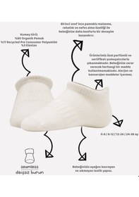 Resim Bistyle 6lı Basic Sneakers Soket Çorap 6109 Ekru 001 