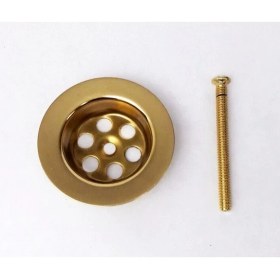 Resim Lpd Altın Lavabo Sifon Süzgeci Lüx 