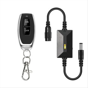 Resim Lillian Dc Güç Anahtarı 433MHZ Alıcı 3.6V-24V Giriş 50M Menzil Kompakt Tasarım Uzaktan Kumandalı Fanlar ve Cihazlar Için Ideal (Yurt Dışından) 