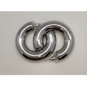 Resim Sapphire Store Gümüş Renk Büyük Bombe Küpe Gümüş 