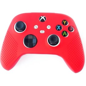 Resim Konsol İstasyonu Xbox Series S-x Silikon Kırmızı Kol Koruyucu Kılıf 9. Nesil Kol Uyumlu 