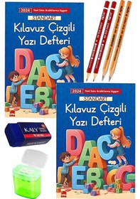 Resim Güzel Yazı Defteri A4 Büyük Boy Fatih Kırmızı Ve Siyah Jumbo Kurşun Kalem Sınav Silgisi Kalemtraş Yeni Müfredat Standart 