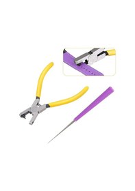 Resim Adet Saat Kayışı Deri Delgeç Pense, 2.0mm Kemer Delgeç 